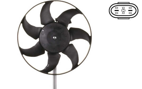 CFF19000S, Lüfter, Motorkühlung, Kühler, MAHLE, 009157031, 048032N, 1002360049, 111445, 47428, 5874749, 696046, 7D0959455B, 7D0959455D, 85749, 951258, V15-01-1859, 47464, 5875749, 7D0959455G, 8EW009157-031, 7D0959455K