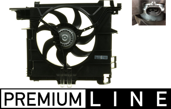 Fan, radiator - CFF211000P MAHLE - 0002009323, 05062033, 351041181