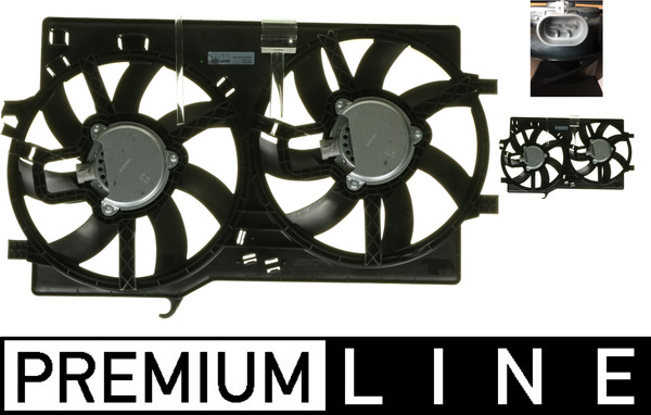 Fan, radiator - CFF219000P MAHLE - 0000050514477, 0000052104296, 069422458010