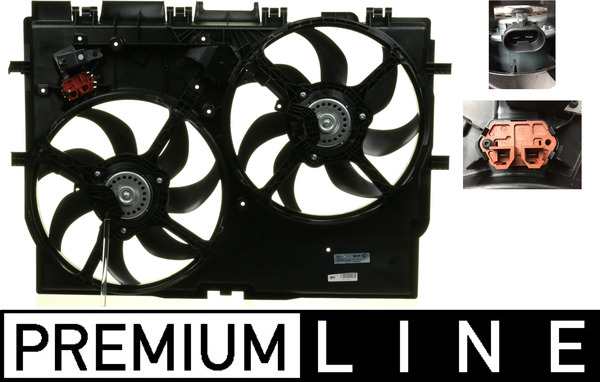 Fan, radiator - CFF230000P MAHLE - 0001358062080, 069422584010, 351041451