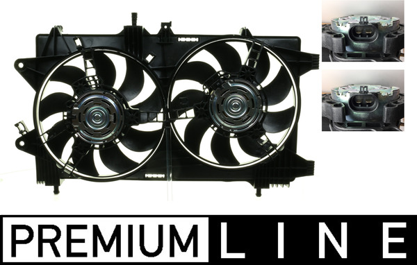 Fan, radiator - CFF245000P MAHLE - 0000051740317, 0504.2030, 069422447010