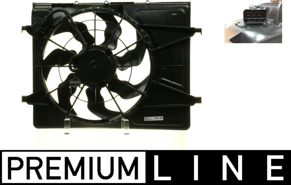 Fan, radiator - CFF253000P MAHLE - 253801H050, 351042761, KA7523