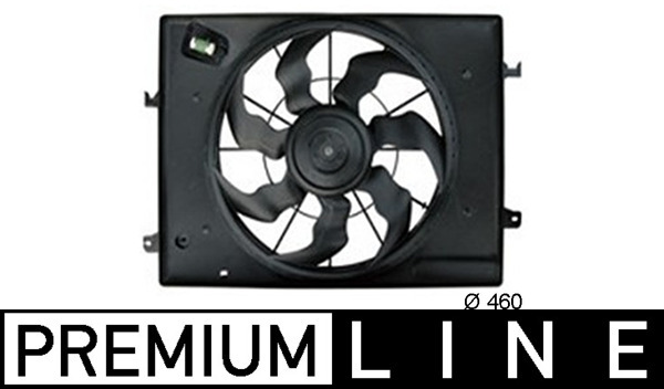 Lüfter, Motorkühlung - CFF256000P MAHLE - 253802E100, 351043061, HY7540