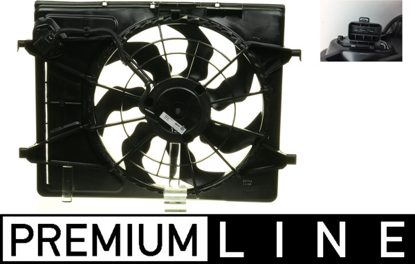 Fan, radiator - CFF266000P MAHLE - 253802H150, 351043361, GA228022