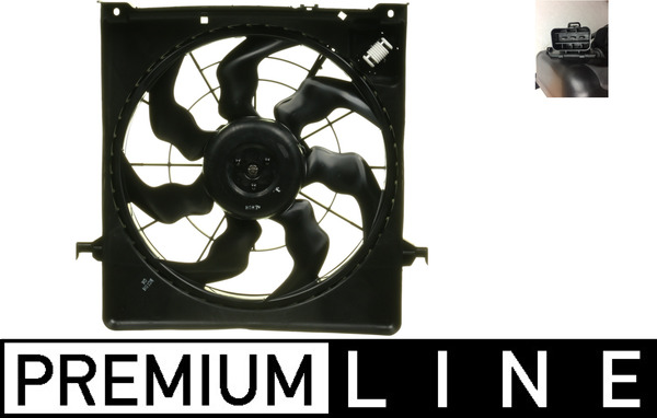 Fan, radiator - CFF267000P MAHLE - 253802H600, 351043371, 47278