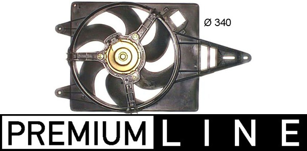Fan, radiator - CFF286000P MAHLE - 0000007762669, 0060571067, 069402271010