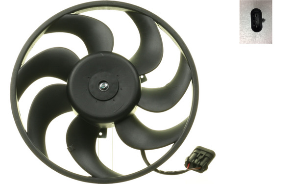 Fan, radiator - CFF297000S MAHLE - 0130303303, 05072025, 13126380
