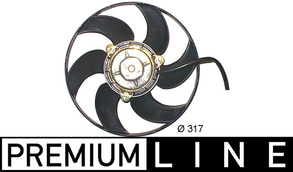 Lüfter, Motorkühlung - CFF309000P MAHLE - 125378, 351044201, 47048