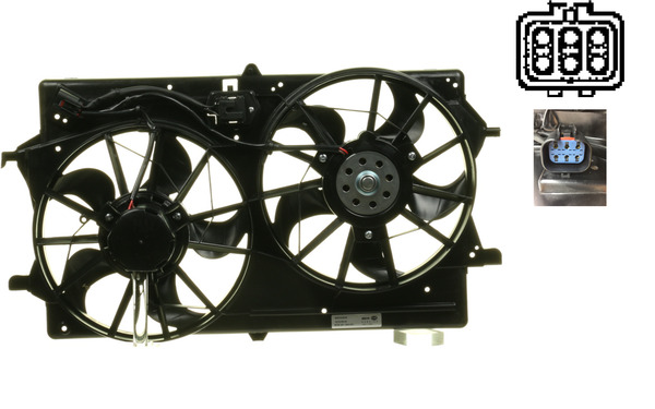 Fan, radiator - CFF320000S MAHLE - 0130107803, 0505.1012, 069422317010