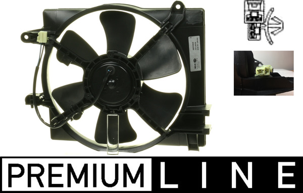 Fan, radiator - CFF324000P MAHLE - 0531.1009, 069422294010, 0720004589