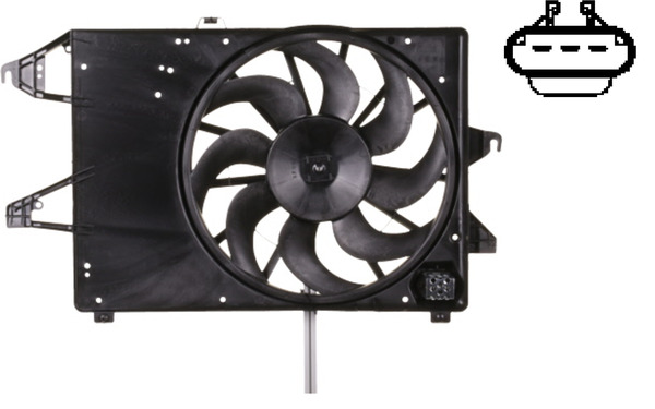 Fan, radiator - CFF325000S MAHLE - 0505.1003, 069422396010, 098072N