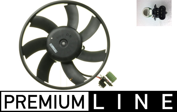 Fan, radiator - CFF343000P MAHLE - 1341097, 22915387, 351104551