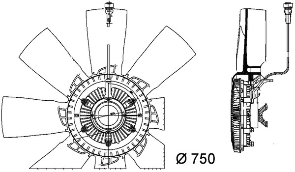 CFF457000P, Lüfter, Motorkühlung, Kühler, MAHLE, 1837101275, 20008336, 20981227, 288016N, 376757131, 7420981232, 96012, 21037403, 7085406, 8MV376757-131, 210374030, 7085405, 85000739, 85000818, 850008180