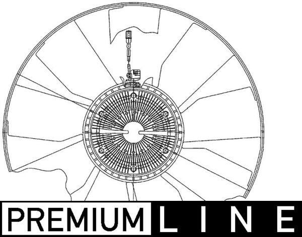 CFF488000P, Lüfter, Motorkühlung, Kühler, MAHLE, 2100043231, 376906721, 51.06600-7076, AM-19152-2-E, 5106600-7008, AM-20004259-M, 5106600-7015, 5106600-7045, 51066017020