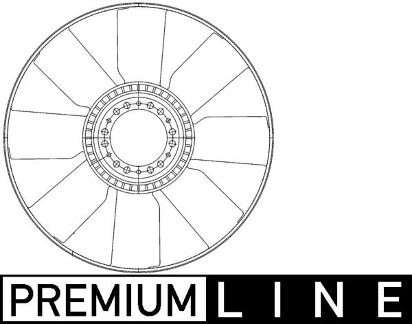 CFW79000P, Fan Wheel, engine cooling, Cooler, MAHLE, 0000504029737, 312869, 376907211, 49848, LR014, 504029737