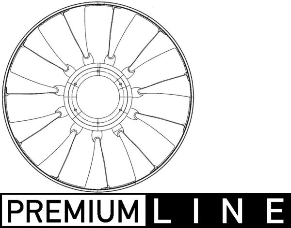 CFW80000P, Fan Wheel, engine cooling, Cooler, MAHLE, 20003792, 376907241, 46113, 51066010284