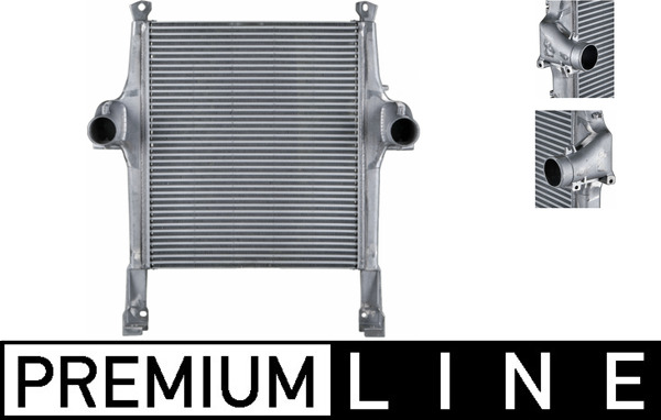 Intercooler, charger - CI115000P MAHLE - 0000504015564, 0704.3037, 19193