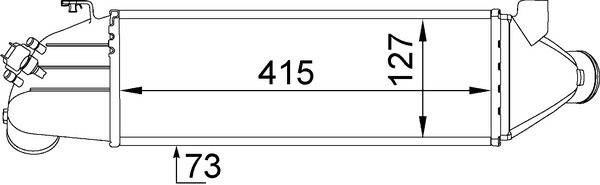 CI203000S, Ladeluftkühler, Kühler, MAHLE, 10-120-01006, 103099, 1671443, 18004315, 257001N, 30259, 346600, 351319200243, 376765-021, 60184315, 7053006, 710011, 812M20, 817891, 913110, 96733, FD4315, IC4046, KFD315, V25-60-0012, 1C159L440BA, 30886, 376746631, 812M20A, 961180, FD4385, 1C159L440BB, 8ML376746-631, FDA4315, 1C159L440BD