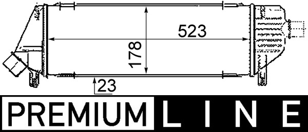 CI305000P, Intercooler, charger, Cooler, MAHLE, 07213004, 077000N, 103761, 13004360, 14461AY600, 30852, 342360, 376760671, 720001, 817640, 819M42, 96578, DN4360, 720001/O, 7213004, 819M42A
