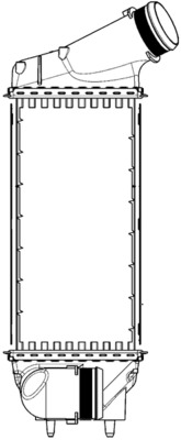 Ladeluftkühler - CI311000P MAHLE - 0384K5, 07033019, 104490