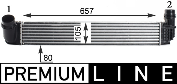 Ladeluftkühler - CI314000P MAHLE - 07093116, 105292, 144960022R