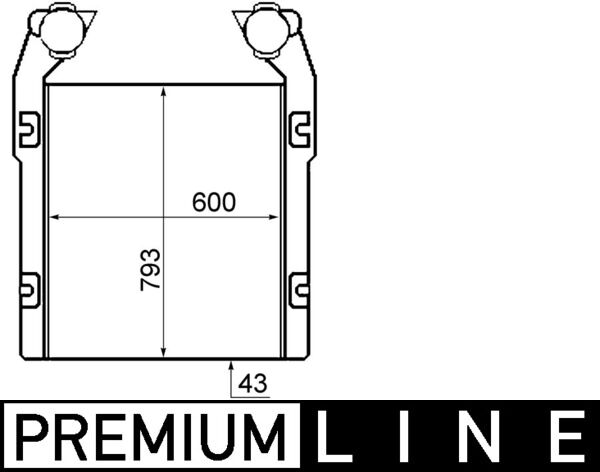 Ladeluftkühler - CI398000P MAHLE - 376792031, 397190N, 5010140367