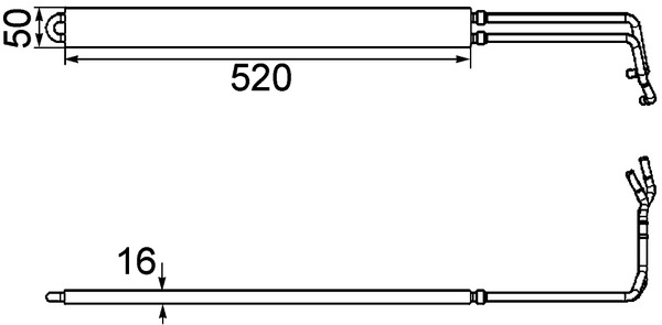 Ölkühler, Lenkung - CLC103000P MAHLE - 0951247, 13286331, 376754291