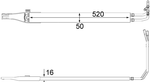 Ölkühler, Lenkung - CLC10000P MAHLE - 376701611, 6394663524, A6394663524