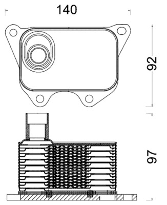 CLC185000S, Ölkühler, Motoröl, Kühler, MAHLE, 03013704, 046016N, 06J117021D, 06J117021E, 07104012, 0718030, 100798, 11018079, 1113500600, 130048410, 31173, 341013, 359001601760, 376797011, 401M24A, 590009, 5962, 802012, 90659, D4A006TT, V15-60-6020, VN3390, WG1719917, 06J117021J, 06J117021M, 100856, 3013704, 7104012, 718030, 8MO376797011