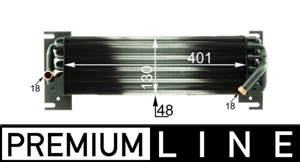 Ölkühler, Motoröl - CLC26000P MAHLE - 376725351, AL56373, AL66517