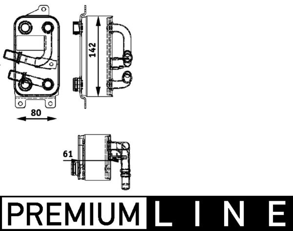 CLC43000P, Ölkühler, Automatikgetriebe, Kühler, MAHLE, 056003N, 06003396, 08.18.003, 17217507974, 31191, 376726191, 405M22, 51028, 590028, 90623, BW3396, V20-60-0001, 17217519213, 90672, 7507974, 7519213