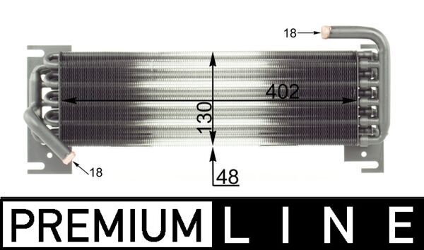 Ölkühler, Motoröl - CLC56000P MAHLE - 376726391, 446006N, AL31239