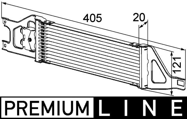 Ölkühler, Automatikgetriebe - CLC57000P MAHLE - 126003N, 1695000200, 30003539