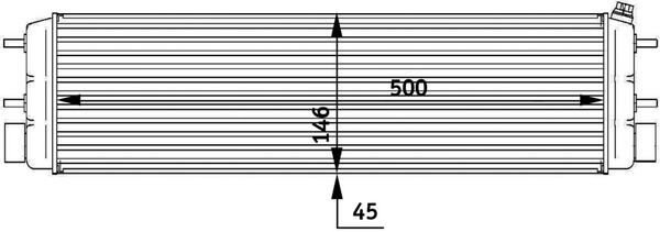 Ölkühler, Motoröl - CLC59000P MAHLE - 136008N, 1645000700, 30003387