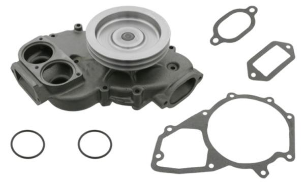 CP452000S, Water Pump, engine cooling, Water pump, MAHLE, 01200012, 030.909-00, 05.19.030, 12-335000001, 2245, 27688, 376808164, 51.06500.6546, 57698, 68501, DP110, M619, P9947, 022.427, 030.909-00A, 51.06500.9546, 22427