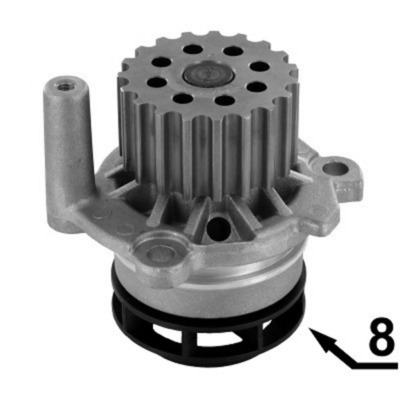 CP587000S, Water Pump, engine cooling, Water pump, MAHLE, 030121008R, 030121016, 03L121011, 1612725580, 1987949768, 1992, 36048, 3606098, 376810474, 506974, 538006010, 65435, 7.07152.05.0, 980286, A222, FWP2223, P655, PA1089, PA1455, QCP3720, VKPC81269, WP2617, 03L121011C, 3606099, 583006010, 65436, A224, P662, PA1137, PA1455A