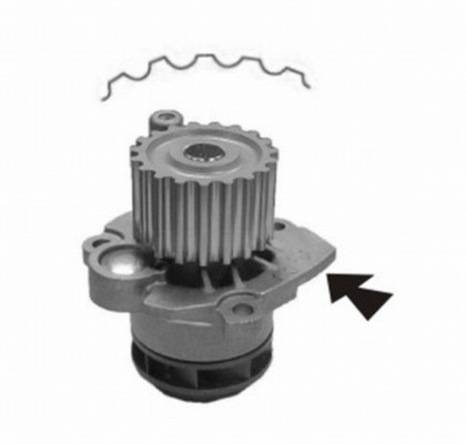 CP6000S, Water Pump, engine cooling, Water pump, MAHLE, 045121011F, 045121011FV, 1101228, 1670, 251670, 376800-024, 38512, 506700, 65422, 7.07152.11.0, 980256, A205, ADV189102, DP163, FWP2005, P565, PA1354A, PA879, QCP3476, VKPC81418, WP0087, WP2658, 045121011FX, 045121011H, 1124940, 2516700, 376800021, A249, AW6212, 1138725
