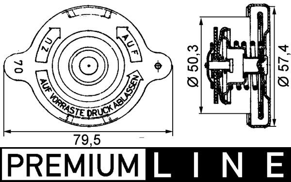 CRB16000P, Verschlussdeckel, Kühler, Kühler, MAHLE, 0005013115, 0303-122-000, 376742111, 750350N, 81061100027, 0005014215, 376742201, 8MY376742-111, A0005013115, A0005014215