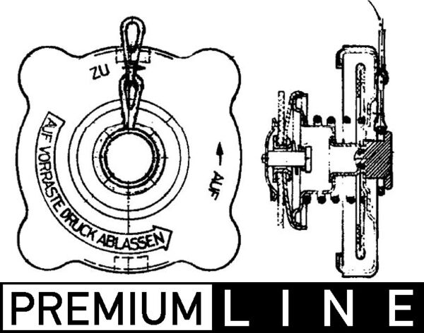 CRB18000P, Verschlussdeckel, Kühler, Kühler, MAHLE, 0005014615, 1100.757.9, 20276205, 376742241, 750370N, 0005017215, 3031.340.0, 0005018515, 81.06110.0025, A0005014615, A0005017215, A0005018515
