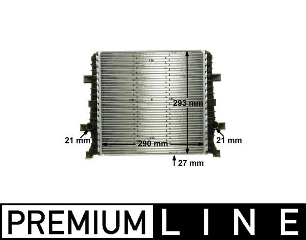 Radiator, engine cooling - CR1025000P MAHLE - 376750341, 480086N, 60358