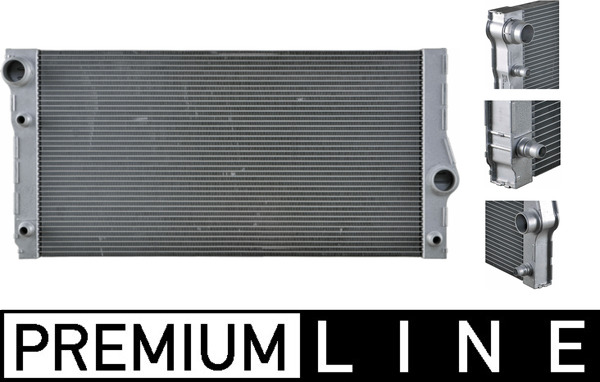 Radiator, engine cooling - CR1148000P MAHLE - 050055N, 06002354, 17107562587