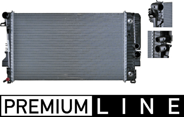 Radiator, engine cooling - CR1173000P MAHLE - 01063114, 0240206, 105405