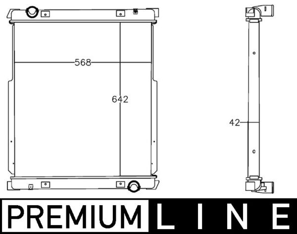 CR1215000P, Radiator, engine cooling, Cooler, MAHLE, 0000500361629, 0204.3055, 10147, 114080, 28002088, 36219, 376758001, 400038N, 404894, 53538, 60282088, 63332, 733481, IV2088, JR4250J, M1140200, 500361629