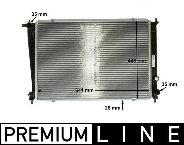 CR1316000P, Radiator, engine cooling, Cooler, MAHLE, 0128.3104, 054M14, 104046, 112021, 253104A000, 350520, 376763111, 53371, 560005N, 67039, 735512, 82002049, HY2049, 104071, 112056, 253104A010, 560038N, 82002148, 8MK376763-111, HY2050, HY2148, 253104A050, HY2053, HYA2049, 253104A060, HYA2148, 253104A100, 253104A110
