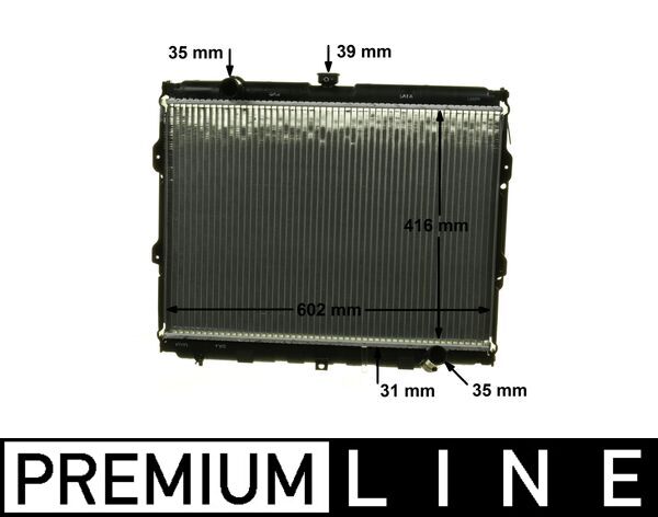 Radiator, engine cooling - CR1319000P MAHLE - 0128.3096, 066M01, 376763-311