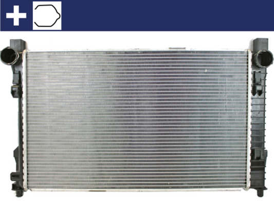 Radiator, engine cooling - CR1476000S MAHLE - 0106.3086, 102920, 118120