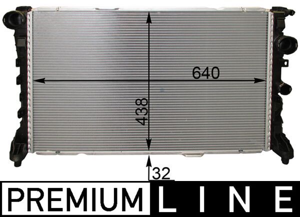 Radiator, engine cooling - CR1772000P MAHLE - 107648, 120133N, 1975000003