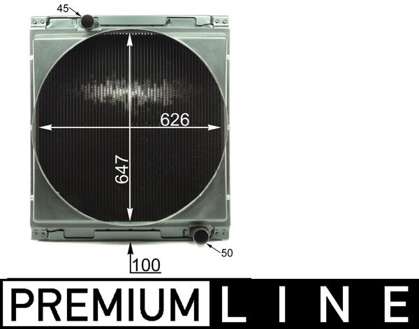 CR2182000P, Kühler, Motorkühlung, Kühler, MAHLE, 376992011, 405480, 54094, 7700068308, WG1722819, WG2183155