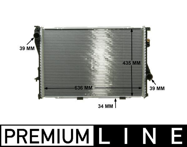 CR242000P, Radiator, engine cooling, Cooler, MAHLE, 0102.3011, 050930N, 06002202, 17112246009, 18755, 376711-114, 53722, 60603, 731766, BM044R013, BW2176, DRM05067, KBW202, RA0050520, 051420N, 17112246010, 376711111, 60603A, BW2202, RA0050521, 17112246011, 8MK376711-114, BWA2202, RA0050530, 17112246012, 2246012, 2246009, 2246011