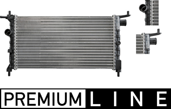 CR268000P, Radiator, engine cooling, Cooler, MAHLE, 0107.3010, 020M45, 10-100-01077, 1300149, 13249, 151600N, 206675, 231013, 350213122900, 37002183, 376712-004, 50551, 52488849, 63284, 725-0020, 90410047, DRM20037, KOL183, OL2183, 1300150, 231178, 350213775000, 376712001, 50552, 632851, 90410048, OL2184, RA0200660, TSP0524014, 350213775003